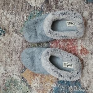 Grey slippers